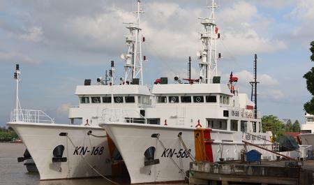 Tàu KN750 đóng cho Cục kiểm ngư