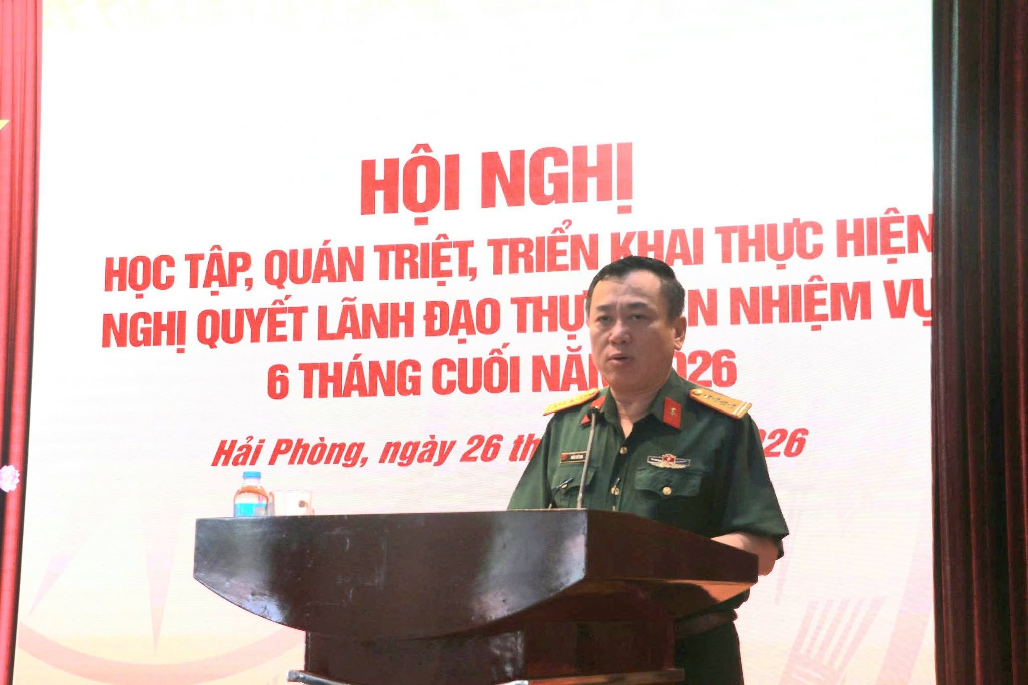 TỔ CHỨC HỘI NGHỊ QUÁN TRIỆT, TRIỂN KHAI THỰC HIỆN NGHỊ QUYẾT 6 THÁNG CUỐI NĂM 2026; SƠ KẾT CTĐ, CTCT 6 THÁNG ĐẦU NĂM 2026, TRIỂN KHAI PHƯƠNG HƯỚNG NHIỆM VỤ 6 THÁNG CUỐI NĂM 2026