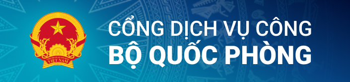 Cổng DV CÔNG BỘ QUỐC PHÒNG